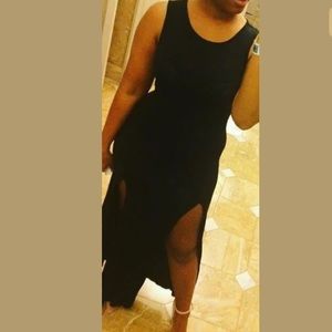 Black Fitted Maxi Dress